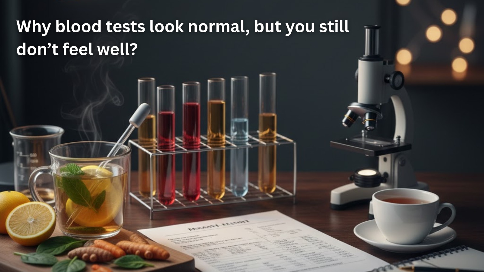 Why blood tests look normal, but people still feel unwell?